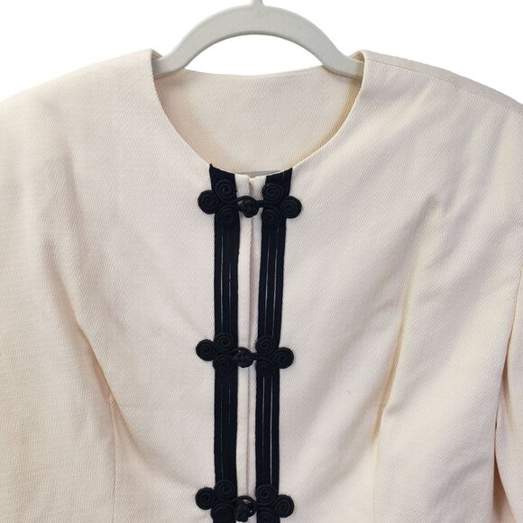 NWT Winter Silks Silk & Wool Blend Blazer Jacket Size 12 - Picture 4 of 5